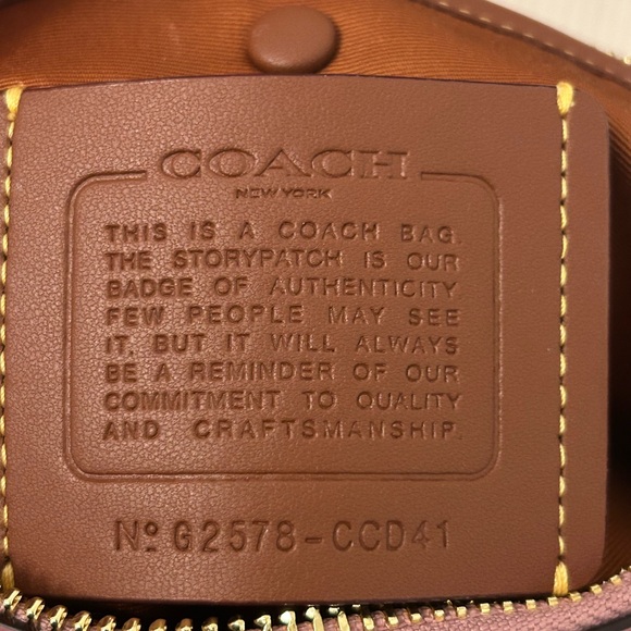 Coach Legacy Zip Top Crossbody in Signature Leather - Picture 9 of 11